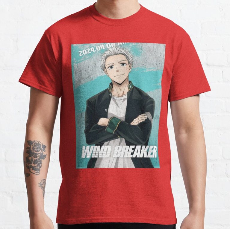 Hajime Umemiya Wind Breaker T Shirt - Wind Breaker Store